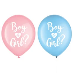 The Big Reveal Latex Balloons Boy Or Girl? 30cm 15pk