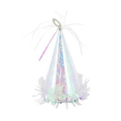 Anagram Party Hat Balloon Weight - Iridescent