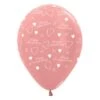 Sempertexx Anniversary Metallic Rose Gold Latex Balloons 30cm 6pk 2 Sempertexx Anniversary Metallic Rose Gold Latex Balloons 30cm 6pk -Party Supplies Store 20010546