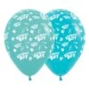 Sempertex Birthday Boy Fashion Aquamarine & Caribbean Blue Latex Balloons 30cm 6pk