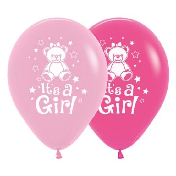 Sempertex It S A Girl Teddy Fashion Pink & Fuchsia Latex Balloons 30cm 6pk 3 Sempertex It S A Girl Teddy Fashion Pink & Fuchsia Latex Balloons 30cm 6pk