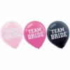 Anagram Team Bride 30cm Latex Balloons Pk15