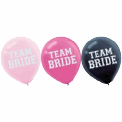 Anagram Team Bride 30cm Latex Balloons Pk15