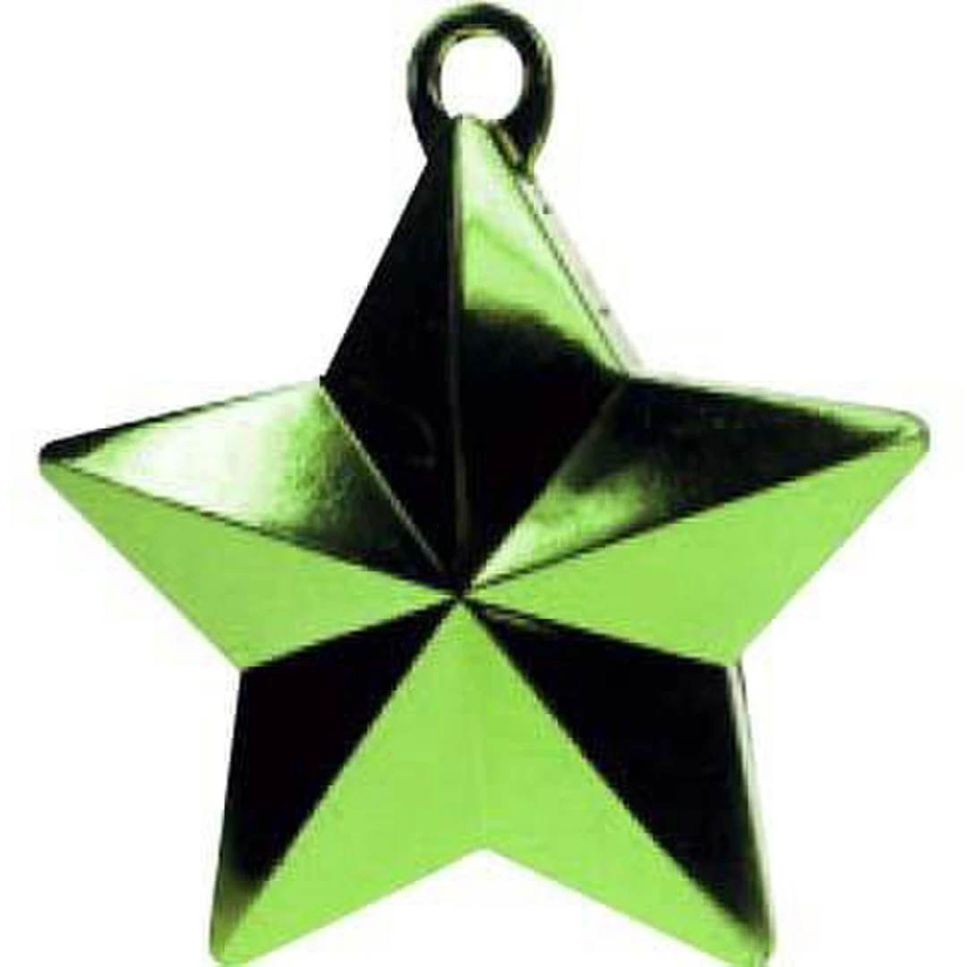 Glitz Star Balloon Weight - Lime Green 3 Glitz Star Balloon Weight - Lime Green
