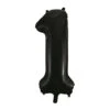 FOIL BALLOON 86cm Black Number #1