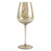 30Th Coloured Wine Glass Rose Gold Decal 430Ml -Party Supplies Store 30th Coloured Wine Glass 430ml Rose Gold Decal
