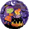 Halloween Witch & Cauldron Foil Balloon 45cm 1 Halloween Witch & Cauldron Foil Balloon 45cm -Party Supplies Store 3814401
