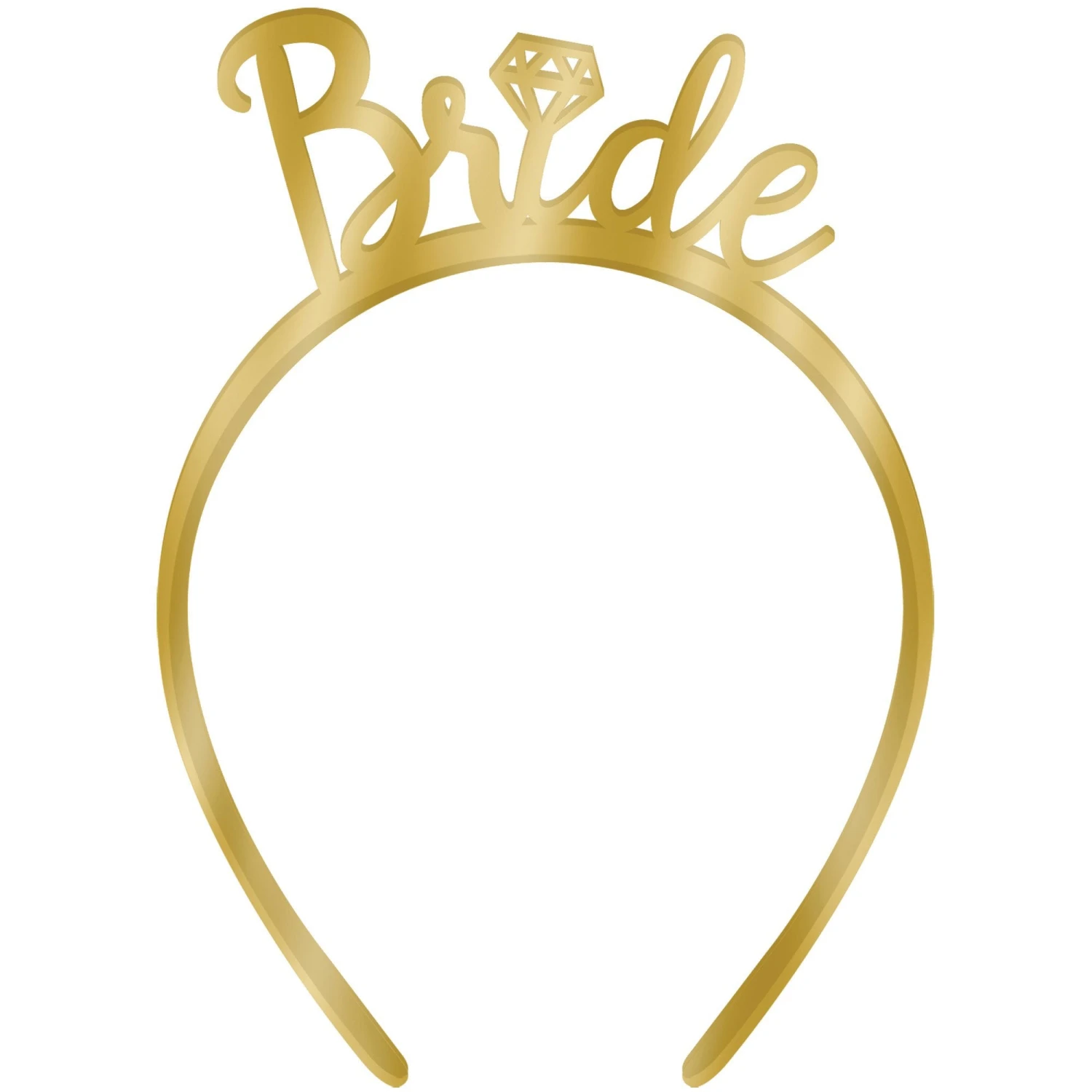 Bachelorette Bride Metal Headband 3 Bachelorette Bride Metal Headband