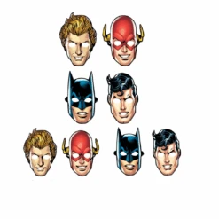 Anagram Justice League Heroes Unite Paper Masks