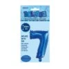 Numeral Foil Balloon 35cm Royal Blue - 7 -Party Supplies Store 42917