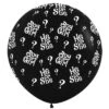 Sempertex 90cm He Or She Question Marks Fashion Black Latex Balloons, 1PK -Party Supplies Store 45616 20011475 1 3 800