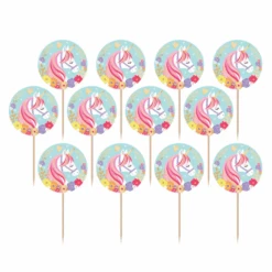 Magical Unicorn Foil Picks 24pk