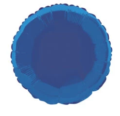 Royal Blue Round Foil Balloon 45cm