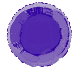Deep Purple Round Foil Balloon 45cm