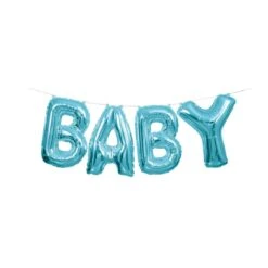 BABY 14in FOIL BALLOON KIT - BLUE