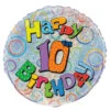 10th Birthday Foil Balloon 45cm