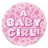Baby Girl Foil Balloon 45cm 1 Baby Girl Foil Balloon 45cm -Party Supplies Store 55533 1
