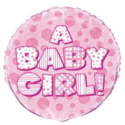 Baby Girl Foil Balloon 45cm