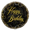 Glitz Gold Happy Birthday Foil Balloon 45cm -Party Supplies Store 55829 1