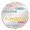 Congrats Star Foil Balloon 45cm