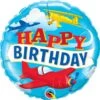 Bday Airplanes Foil Balloon 45cm -Party Supplies Store 57796