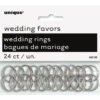 24 Silver Wedding Rings -Party Supplies Store 62156 1