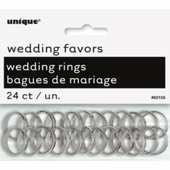 24 Silver Wedding Rings