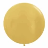 Balloon Latex Matte Peach Round Balloon 90cm 1pk -Party Supplies Store 7062023