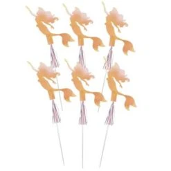 The Little Mermaid Wands FSC 6pk
