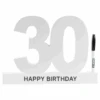 30Th Birthday Signature Block White With Marker 2 30Th Birthday Signature Block White With Marker -Party Supplies Store Candle 2022 06 03T135857.490