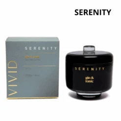 Vivid Candle 230g Gin & Tonic - Serenity