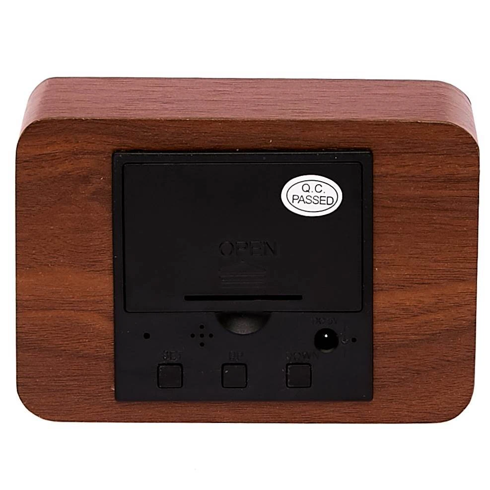 Clock LED Wood Cuboids Table Clock(R 7 Clock LED Wood Cuboids Table Clock(R - Image 5