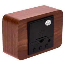 Clock LED Wood Cuboids Table Clock(R 13 Clock LED Wood Cuboids Table Clock(R -Party Supplies Store Checkmate Larch LED Wood Cuboid Alarm Clock 10x7x4.3cm Dark Brown p6