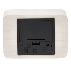 Clock LED Wood Cuboids Table Clock(W -Party Supplies Store Checkmate Larch LED Wood Cuboid Alarm Clock 10x7x4.3cm White p6