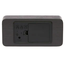 Checkmate Spruce LED Wood Cuboid Alarm Clock 15x6.8x3.9cm Black -Party Supplies Store Checkmate Spruce LED Wood Cuboid Alarm Clock 15x6.8x3.9cm Black p4
