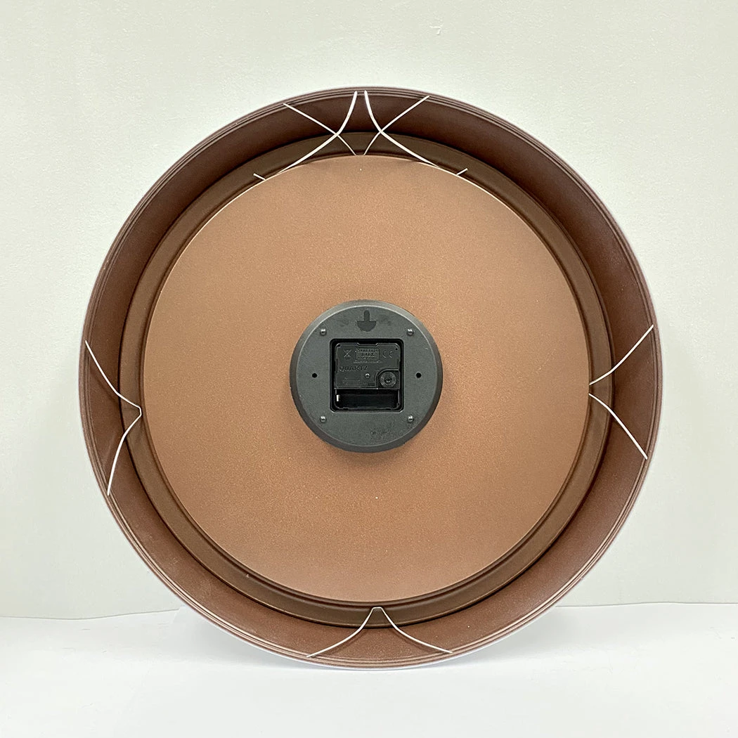 Vintage Hotel Les Flots Bleus Metal Frame Wall Clock 46x46x8cm White 10 Vintage Hotel Les Flots Bleus Metal Frame Wall Clock 46x46x8cm White - Image 8