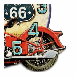 Clock Iron Plate Stamping Clock Moto 40cm -Party Supplies Store Clock Iron Plate Stamping Clock Moto 40cm p5