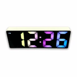 Clock Rainbow LCD Table Clock Assorted 11 Clock Rainbow LCD Table Clock Assorted -Party Supplies Store Clock Rainbow LCD Table Clock Assorted p3