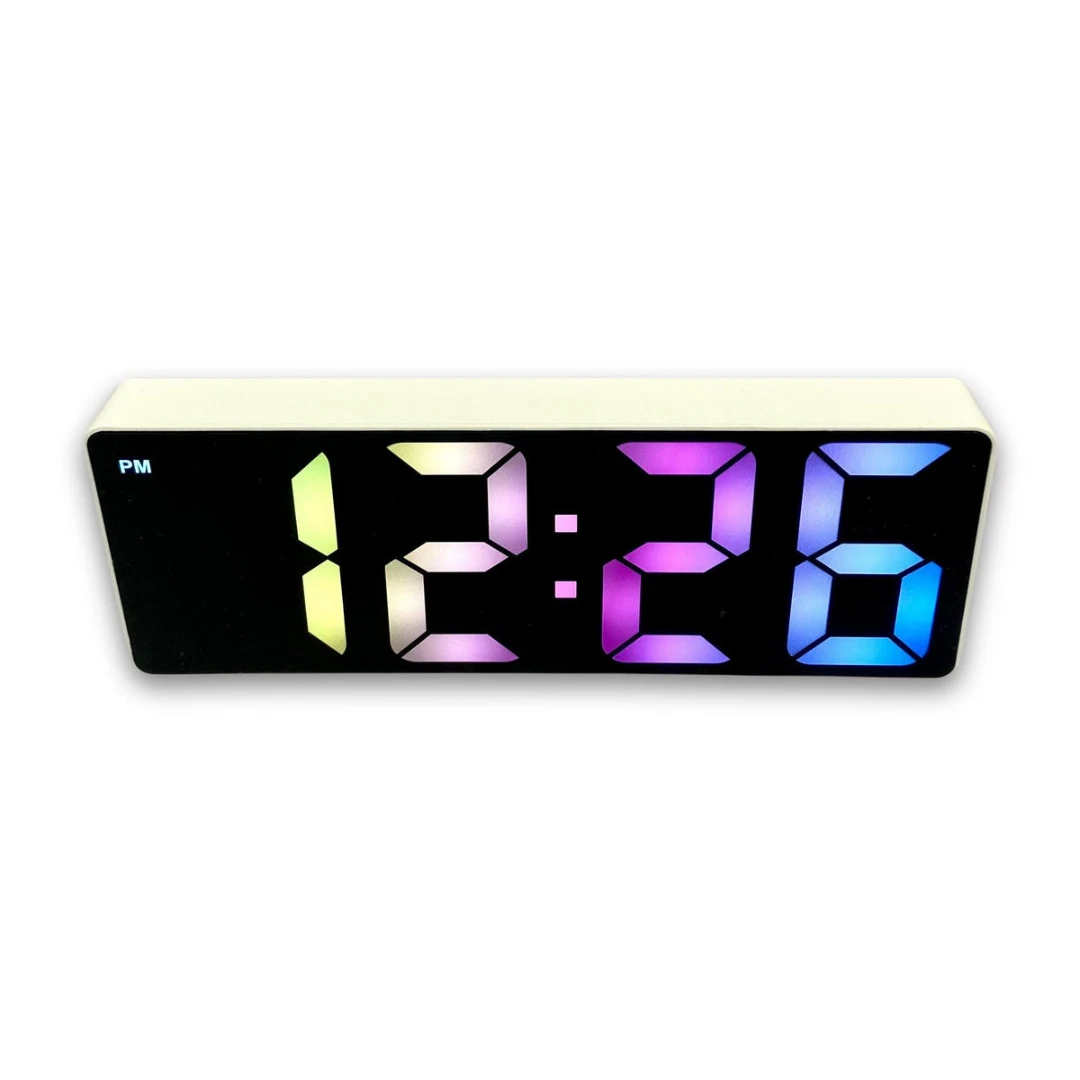 Clock Rainbow LCD Table Clock Assorted 5 Clock Rainbow LCD Table Clock Assorted - Image 3