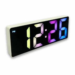 Clock Rainbow LCD Table Clock Assorted 13 Clock Rainbow LCD Table Clock Assorted -Party Supplies Store Clock Rainbow LCD Table Clock Assorted p5