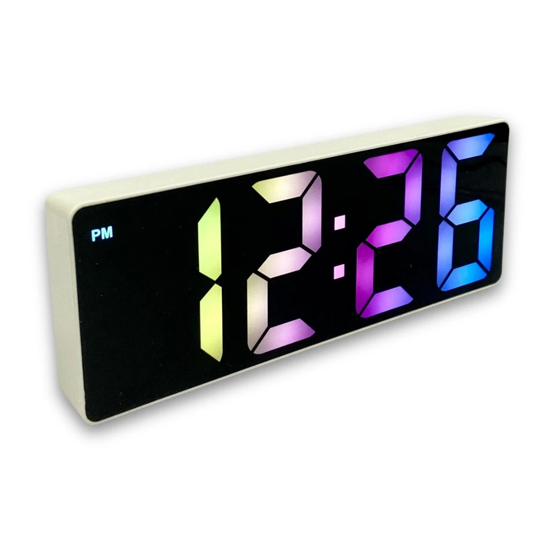 Clock Rainbow LCD Table Clock Assorted 7 Clock Rainbow LCD Table Clock Assorted - Image 5