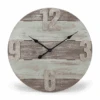 Clock Timber Classic Round Clock 60cm -Party Supplies Store Clock Timber Classic Round Clock 60cm p1