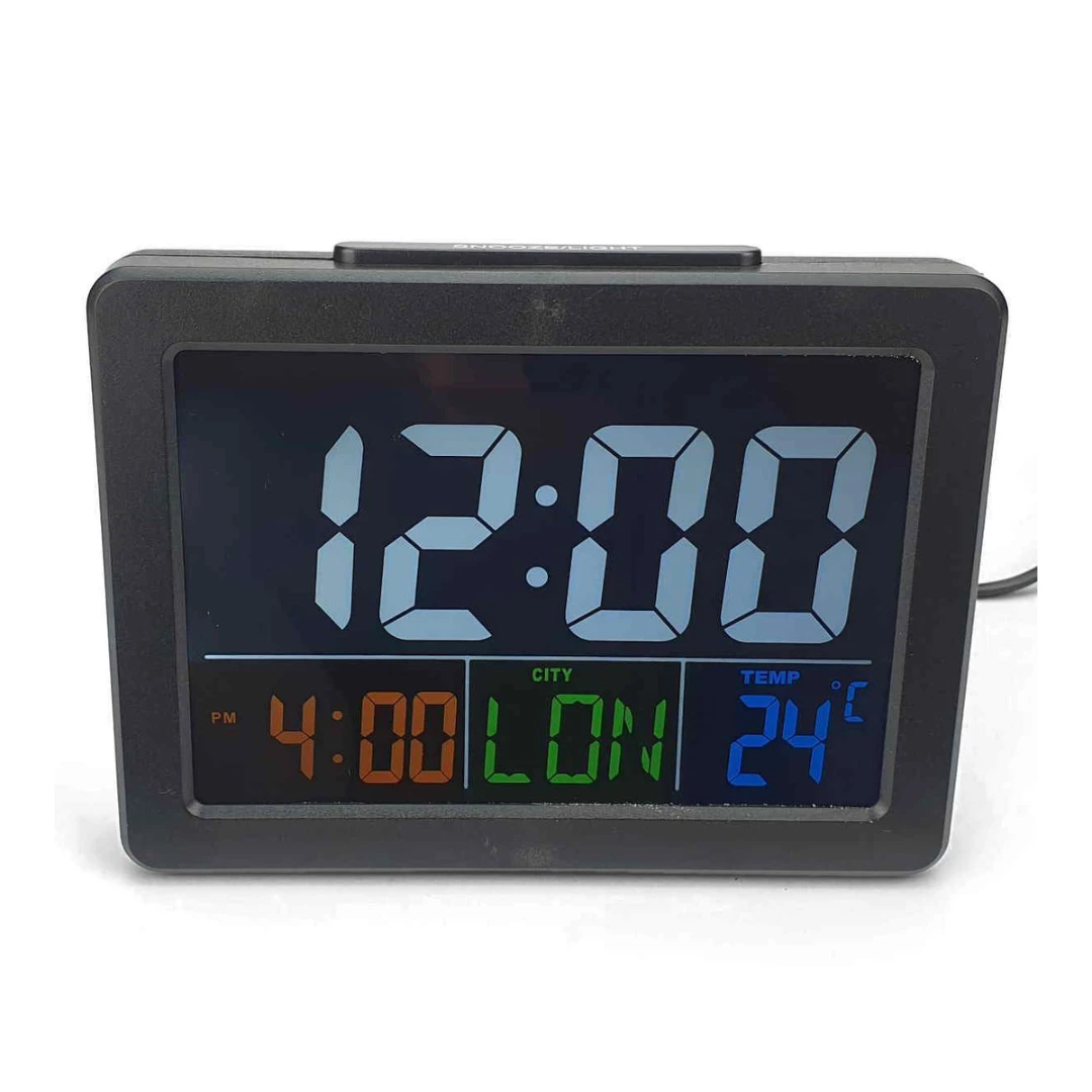 Colour Screen LCD Table Clock Assorted 4 Colour Screen LCD Table Clock Assorted - Image 2