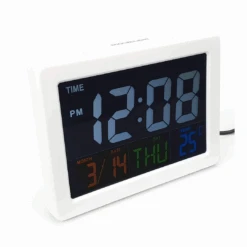 Colour Screen LCD Table Clock Assorted 13 Colour Screen LCD Table Clock Assorted -Party Supplies Store Colour Screen LCD Table Clock Assorted p5