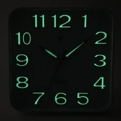 Cordell Glow In The Dark Wall Clock 30x30x4cm White -Party Supplies Store Cordell Glow In The Dark Wall Clock 30x30x4cm White p6