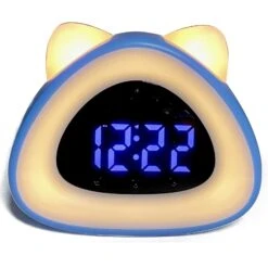 Eurie Cat Ears Sunrise Light Digital Alarm Clock 13x6.5x11cm Assorted 20 Eurie Cat Ears Sunrise Light Digital Alarm Clock 13x6.5x11cm Assorted -Party Supplies Store Eurie Cat Ears Sunrise Light Digital Alarm Clock 13x6.5x11cm Assorted p6