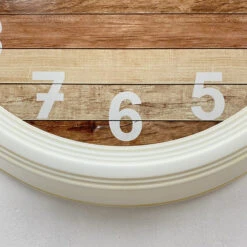 Hamptons Style Metal Frame Wall Clock 46x46x8cm White -Party Supplies Store Hamptons Style Metal Frame Wall Clock 46x46x8cm White p7