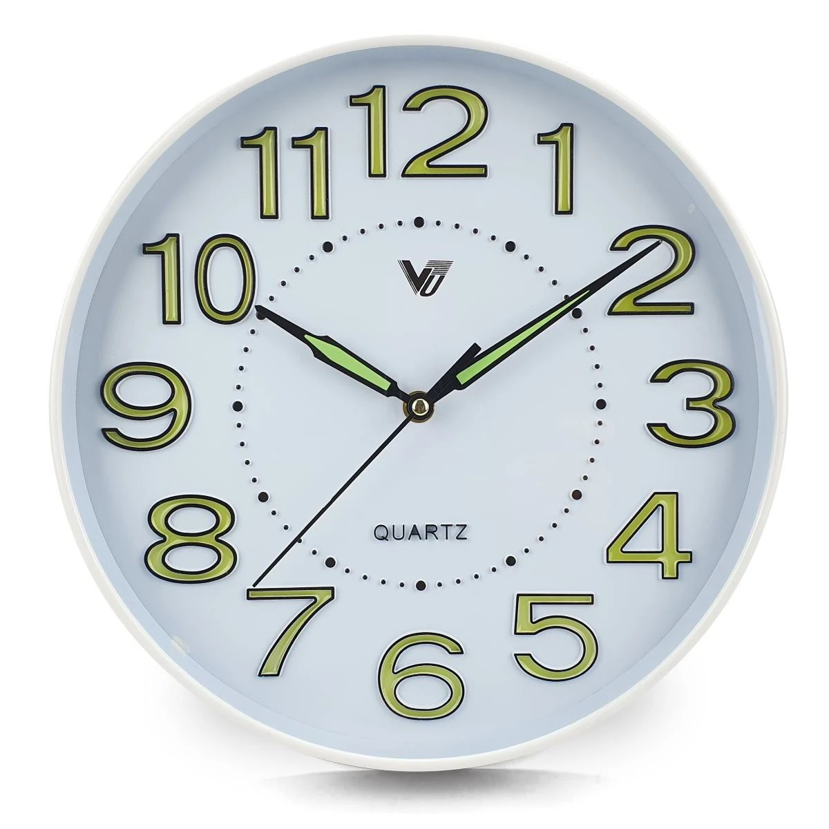 Kobi Glow In The Dark Wall Clock 30x30x4cm White 4 Kobi Glow In The Dark Wall Clock 30x30x4cm White - Image 2
