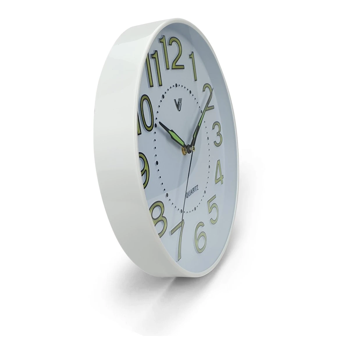 Kobi Glow In The Dark Wall Clock 30x30x4cm White 6 Kobi Glow In The Dark Wall Clock 30x30x4cm White - Image 4