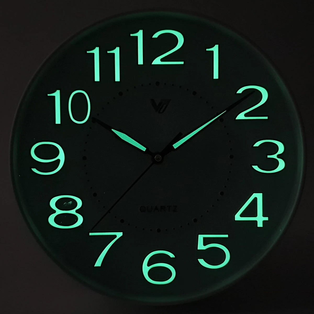 Kobi Glow In The Dark Wall Clock 30x30x4cm White 8 Kobi Glow In The Dark Wall Clock 30x30x4cm White - Image 6